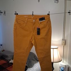 a.n.a/ Skinny Ankle Jeans/ Zinnia Gold/ 14T