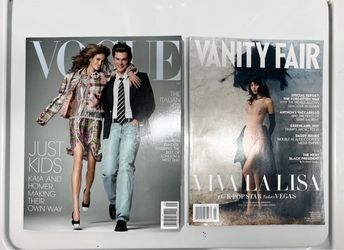 2 Brand new 2026 Vogue & Vanity Fair fashion magazines
