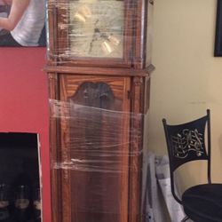 Grandfather clock wood