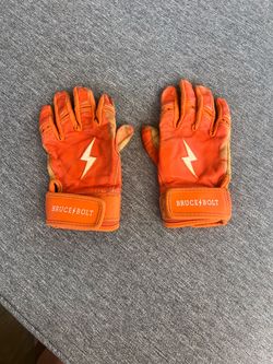 Bruce Bolt Orange youth gloves YS used