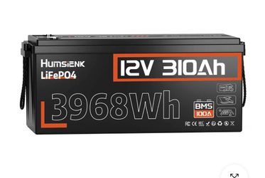 Humsienk 12V 12Ah LiFePO4 Battery 12A BMS Perfect for Illuminationer UPS Toy