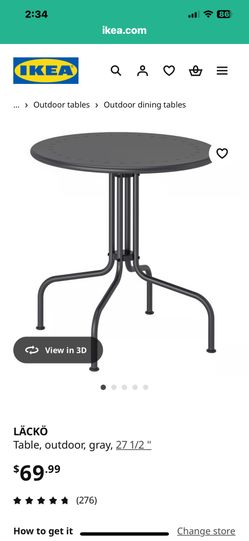 Lacko IKEA  Outdoor Table 