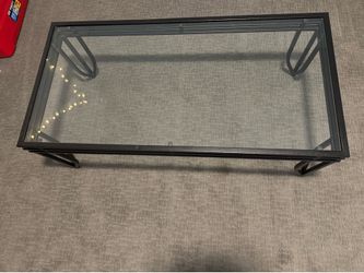 4 foot glass coffee table