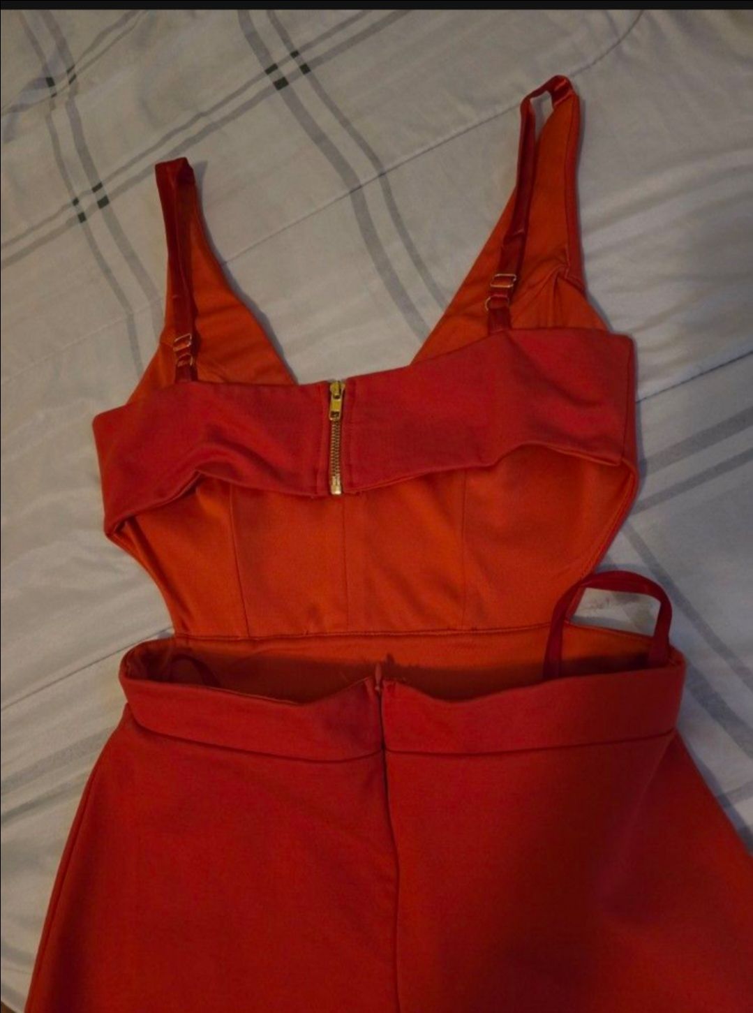 Women's open Back Cocktail Dress- M