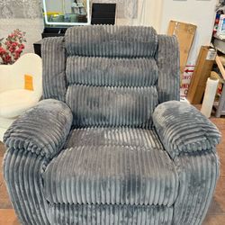 Power Swivel Rocker Recliner Chair for Adults with Massgae and Heat, USB and Type-C Charging Port, Infinite Position, Electric Glider Rocking Chairs f