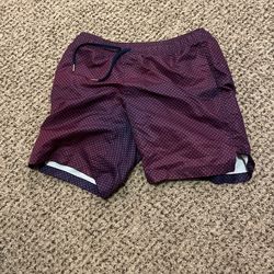 Mens purple Polka dot swimtrunks