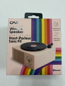 Mini Retro Wireless Speaker - never used