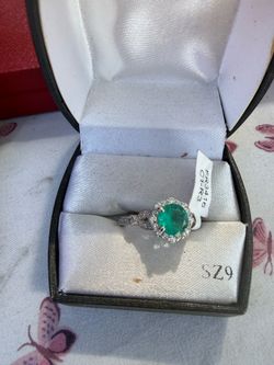 Size 6 plata ring