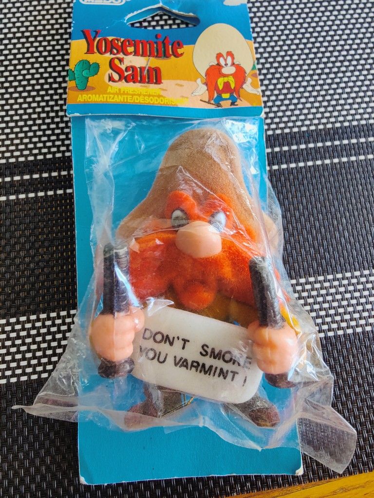 Vintage Looney Toons Yosemite Sam Air Freshener
