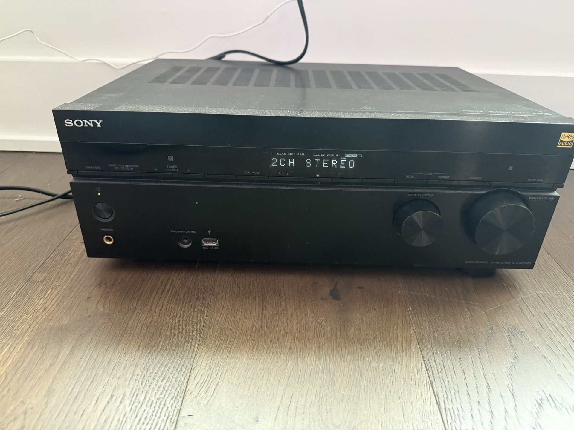 Used STR-DN1080 7.2 Audio Receiver W/ 3 Speakers