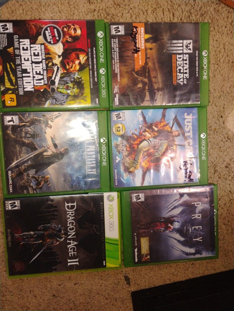 Xbox One And 360 Games