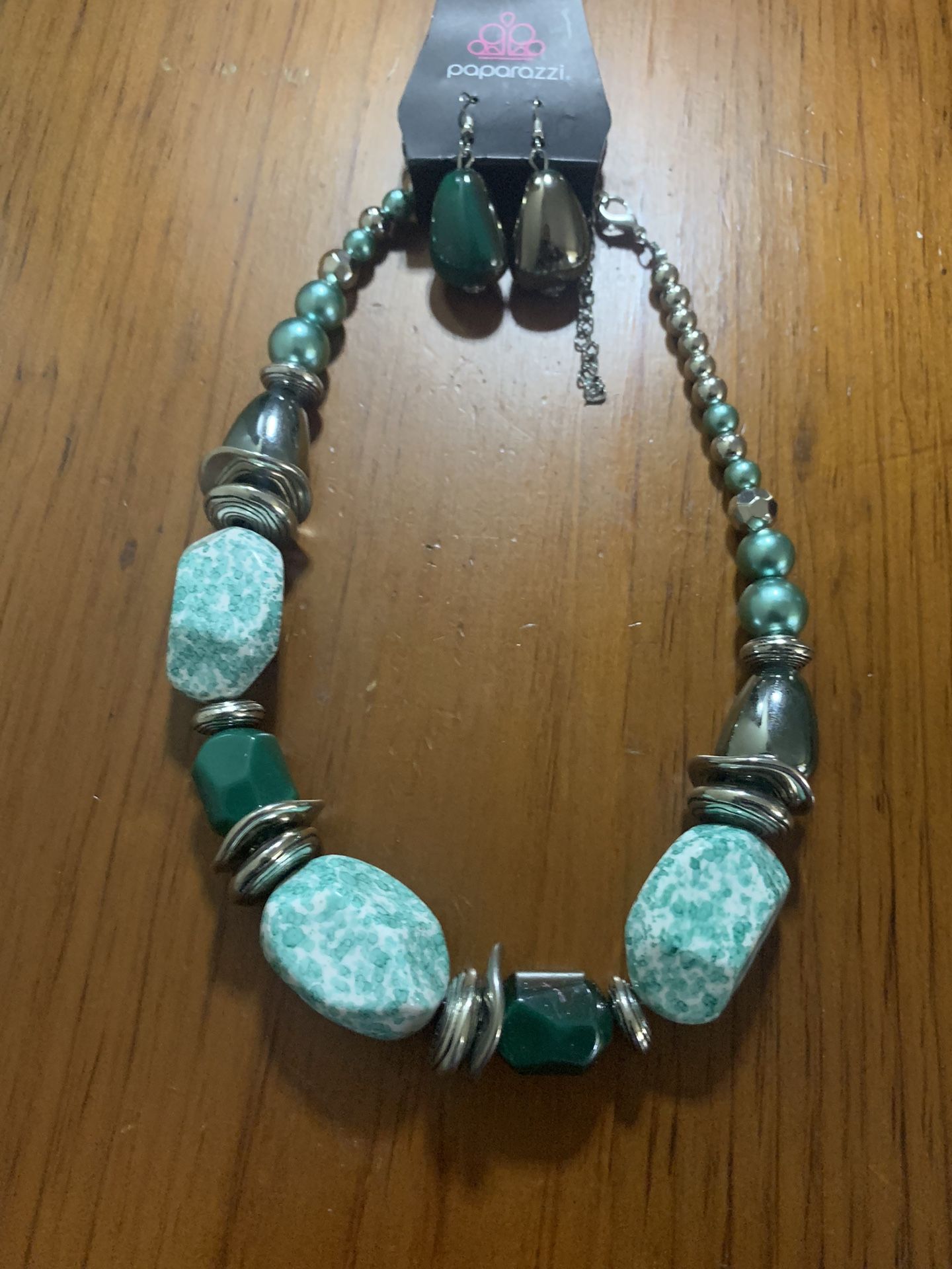 Block Buster Beaded Necklace 