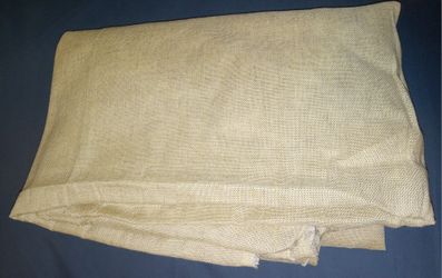 Heavy Gauge Organic Linen Fabric , I Think 6.5 Oz. Size 5ft X 12.5 Ft 