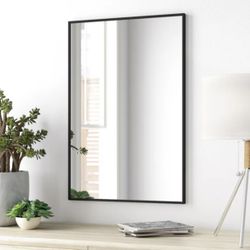 24*36 Inch Wall -mounted Mirror With black Fram !