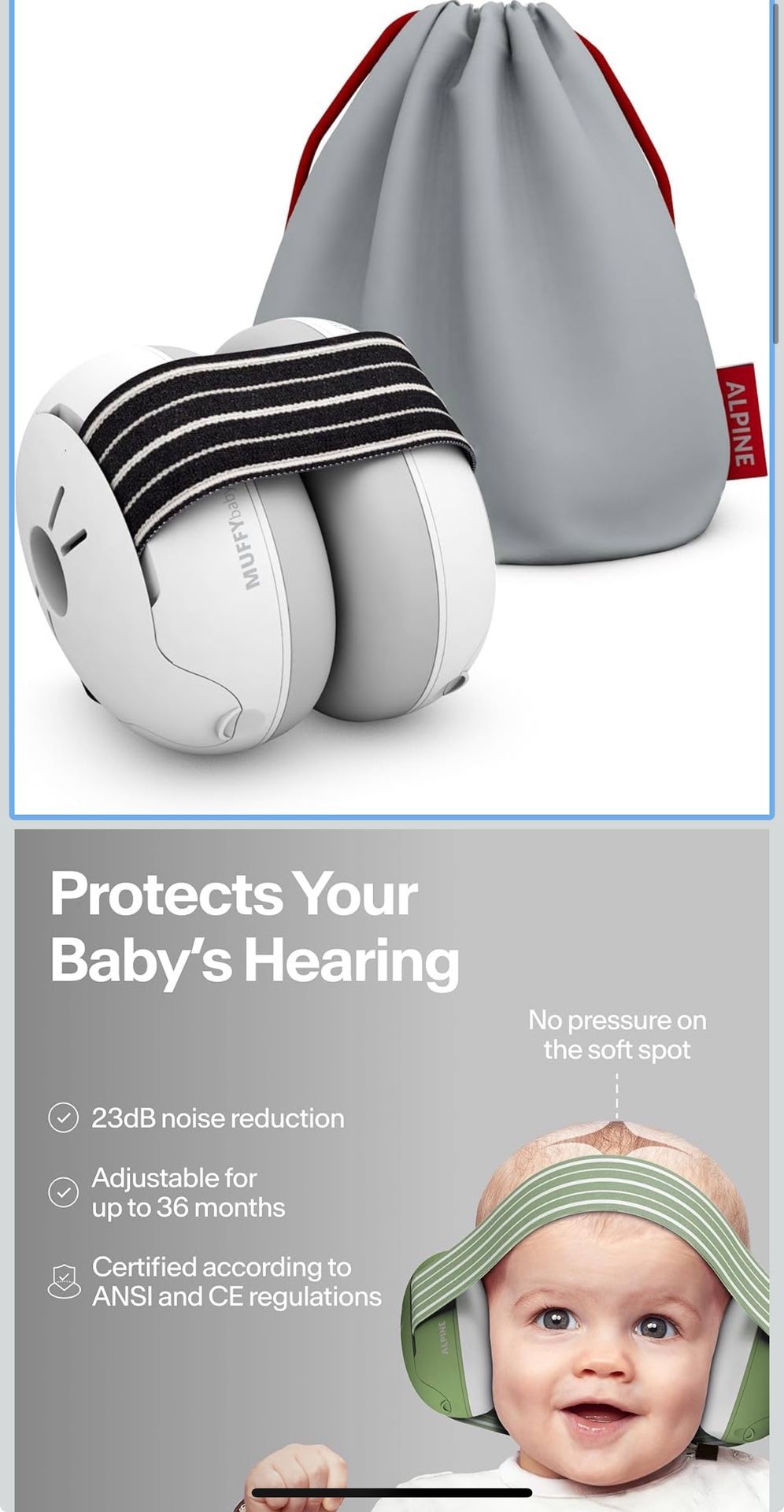 Brand New MuffyBaby Headphones – Never Opened!