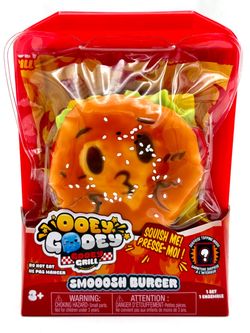New Ooey Gooey Smooosh Burger W/ Surprise Toppings / Viral Squishy by Just Play