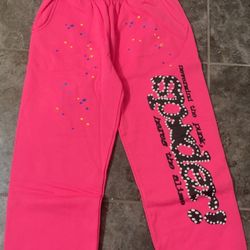 Sp5der Sweats Size Large Fits Medium 