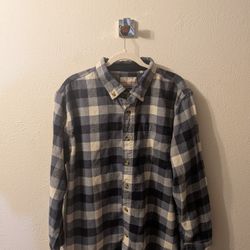 Buckhorn River Men's L Cotton Button-Down Longsleeve Brimstone