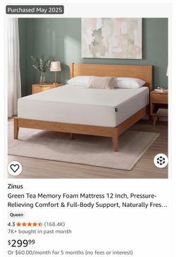 Year old memory foam mattress