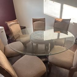 Beautiful Glass Table And China Buffet !