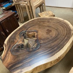 Beautiful Suar Wood Coffee Table (New)