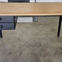 BLACK WOODEN DESK