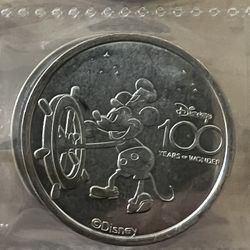 Disney 100 Anniversary Souvenir Medallion