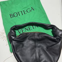 Bottega Veneta Black Double Knot Shoulder Bag - Authentic 