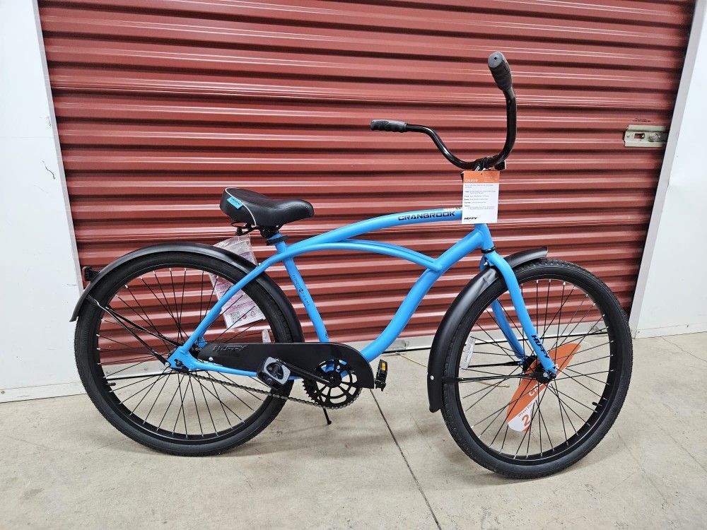 26" Huffy Cranbrook Adult Cruiser Bike Matte Blue
