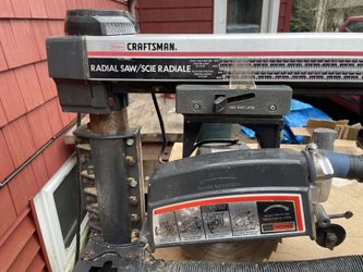 Craftsman 10” Radial Saw