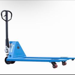 NEW Eoslift Professional Grade M25 Manual Pallet Jack 5 500 lbs. 27 in. x 48 in. German Seal System with Polyurethane Wheels