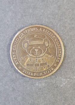 (3) USMC Toys for Tots Tokens