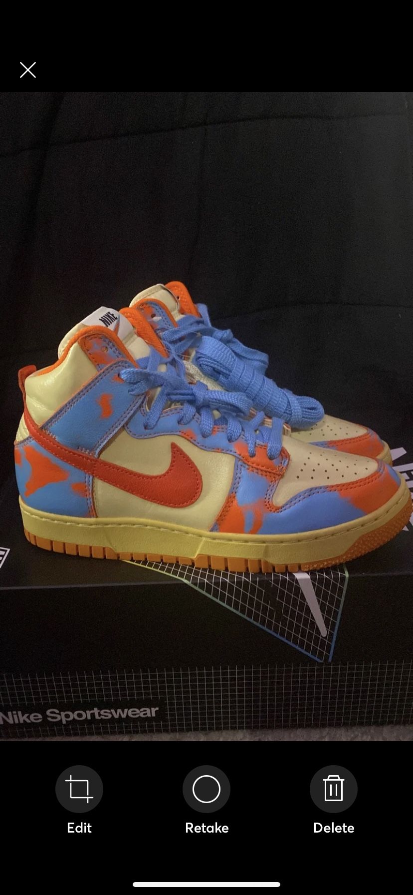 Nike Dunk Hi SP 1985 Orange Acid