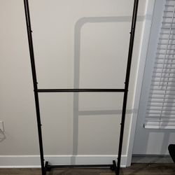 Brown Clothing Rack
