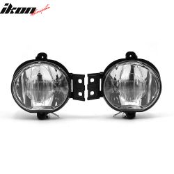 Fits 2002-2008 Dodge Ram 1500 2003-09 2500 3500 Bumper Fog Lights Driving Lamps +Bulbs