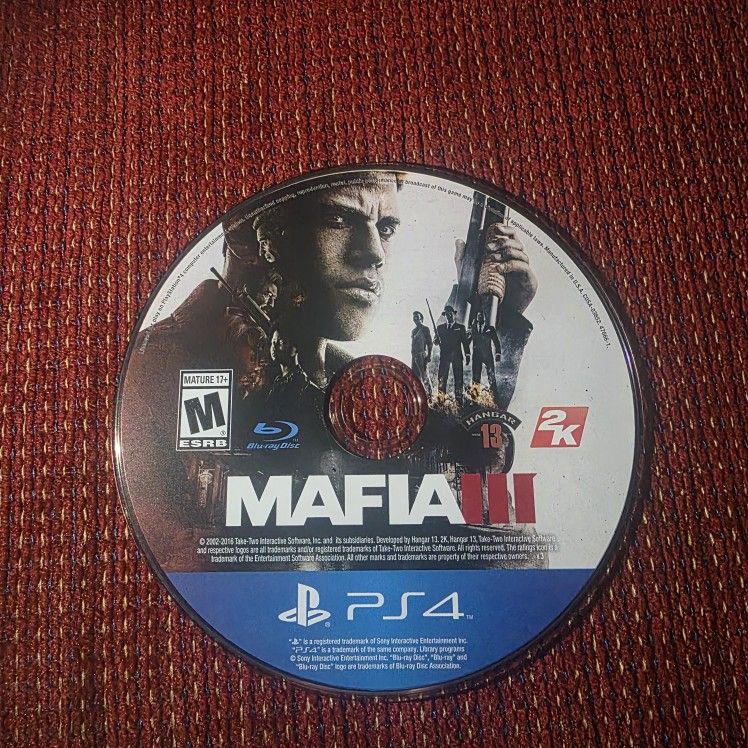 Mafia 3 For Ps4