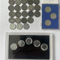Wheat Cent Sets, Steel 1943  36 Cents Lot