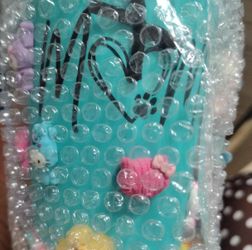 $10 Mom Tumbler brand new with hello Kitty charms