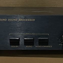 SSI Surround Sound Inc. System 1000 Stereo Surround Sound Processor with Dolby