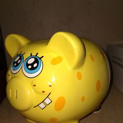 Sponge Bob Piggy Bank Missing Plug