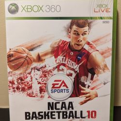 NCAA Basketball 10 (Microsoft Xbox 360, 2009) College CIB Complete w/ Manual - Tested