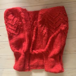 Handmade Hypoallergenic Girls Sweater Vest 2-3 Years Old 