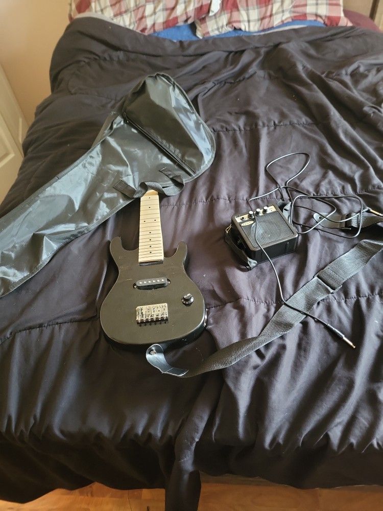 Eletric Guitar With Some Scratches