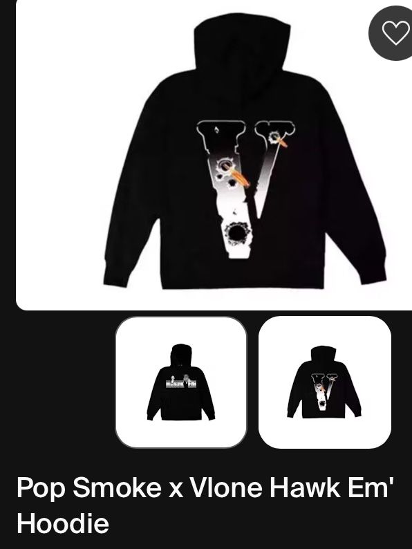 POP SMOKE VLONE HOODIE