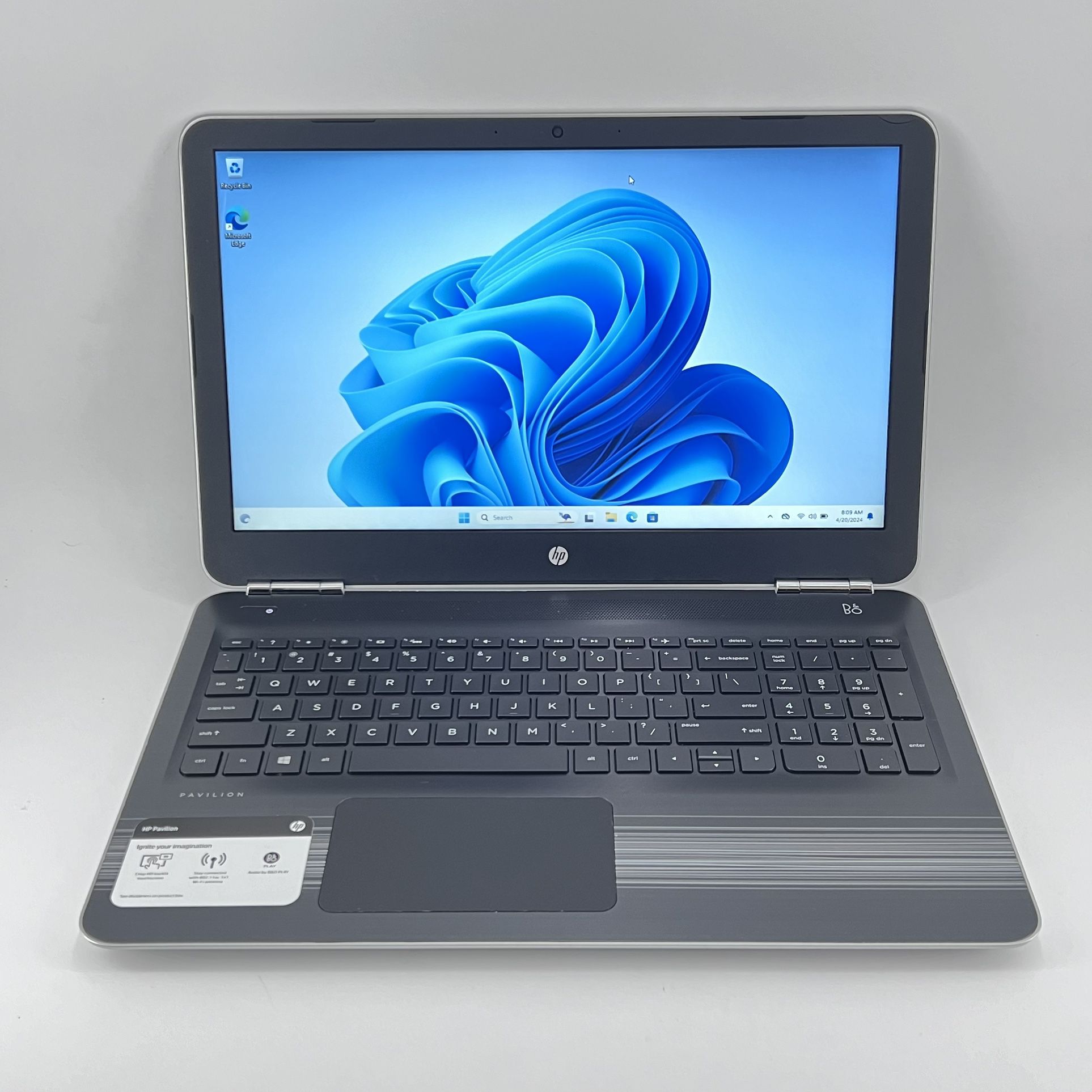 HP Pavilion Touchscreen Laptop AMD Quad Core 240GB SSD 16GB DDR4 Windows 11