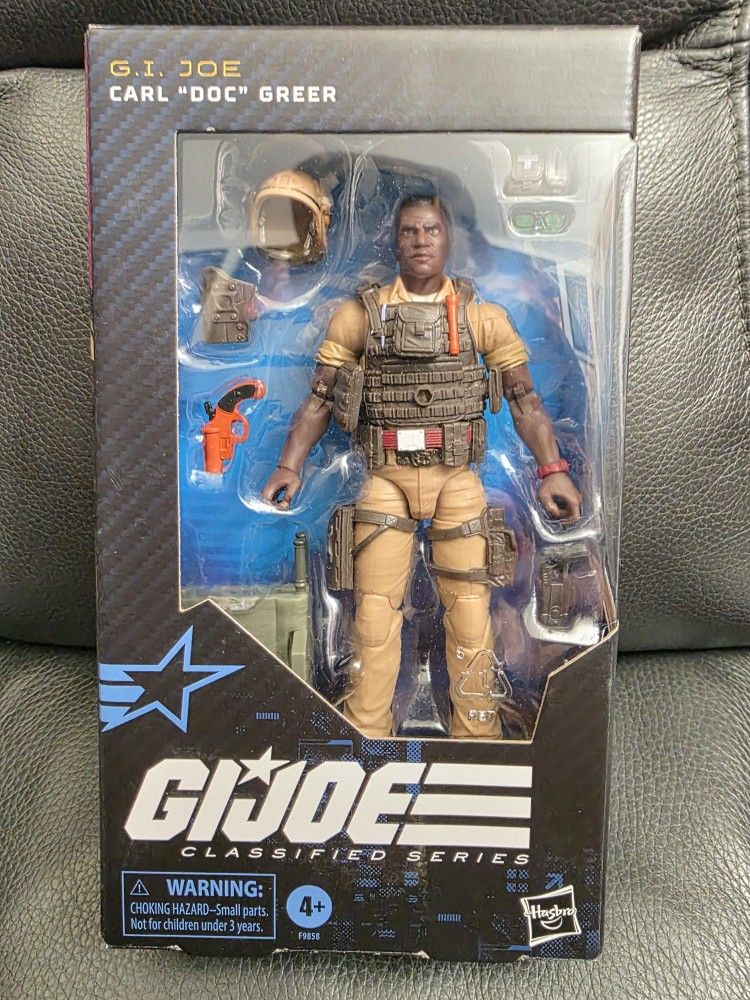 G.I. Joe Classified Series #122 Carl "Doc" Greer MISB