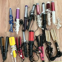 Flat Irons And Curling Irons-$10 Each Item