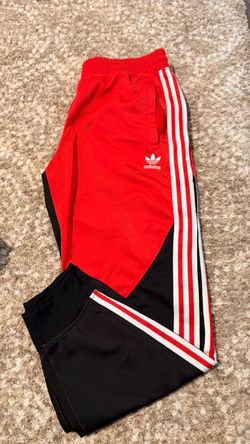 Adidas Originals Track Pants Red Black