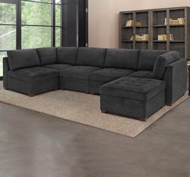 Thomasville Tisdale 6-Piece Modular Fabric Sectional