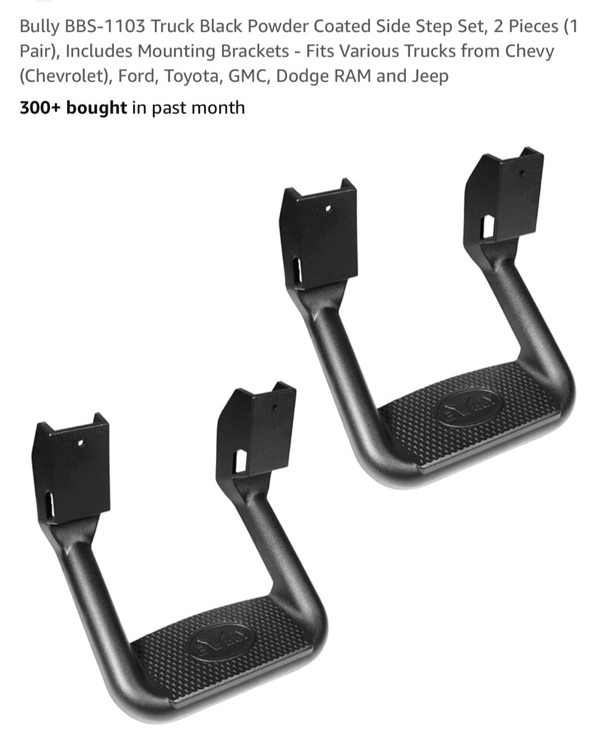 Truck Side Steps (Ford, Chevy, Ford, Toyota, GMC)